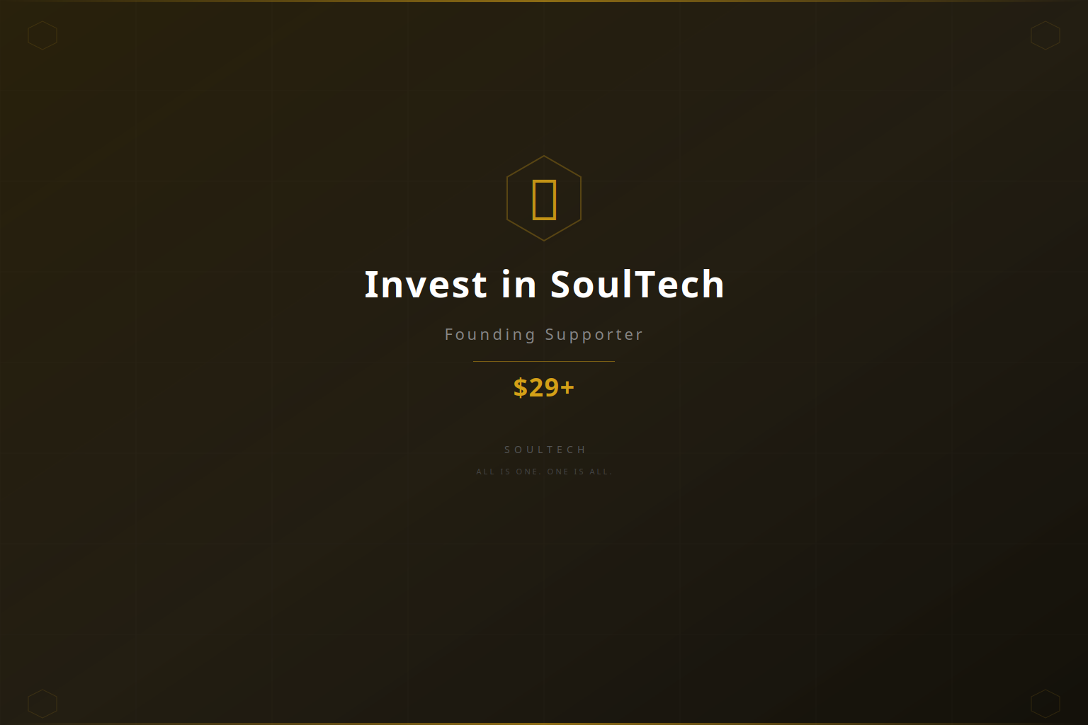 Invest in SoulTech